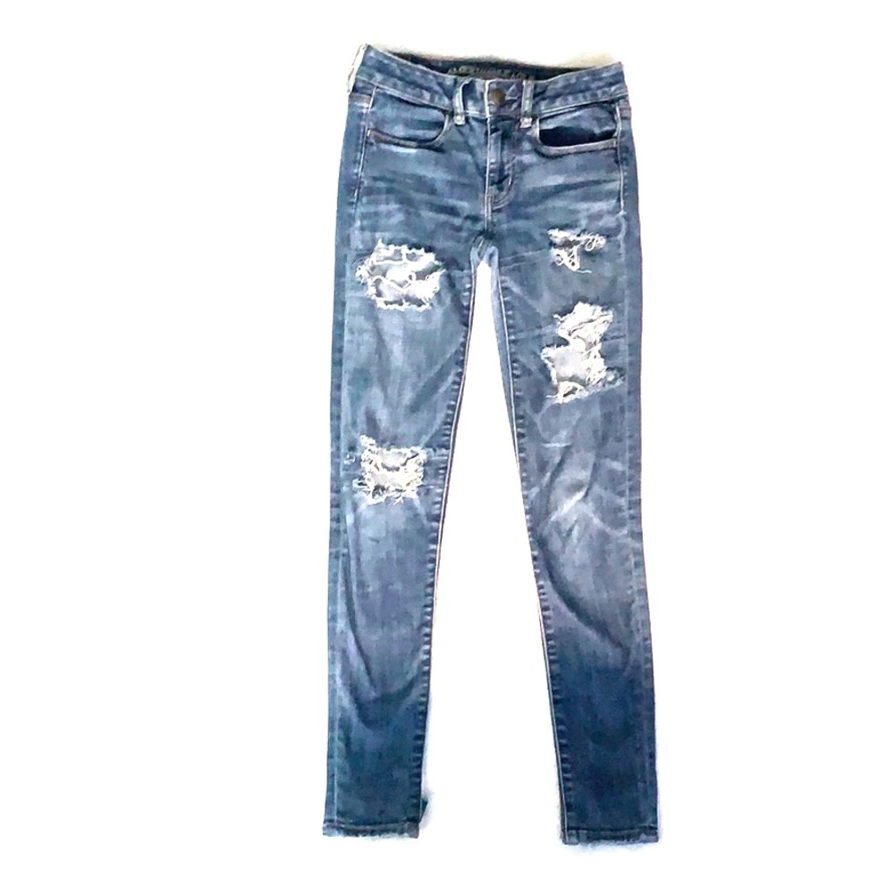 Super super stretch X blue wash jeggings